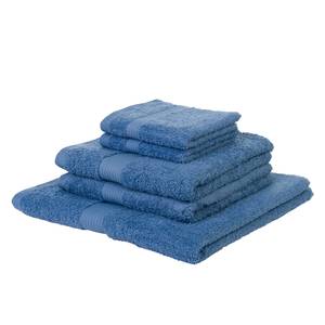 Set handdoeken New York (5-delig) Katoen - Jeansblauw