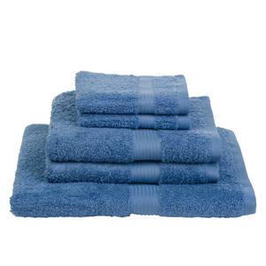 Set handdoeken New York (5-delig) Katoen - Jeansblauw