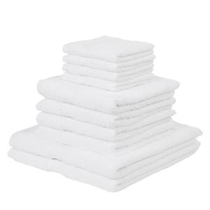 Serviettes New York (lot de 10) Coton - Blanc