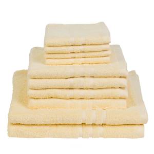 Serviettes Sylt (lot de 10) Coton - Champagne