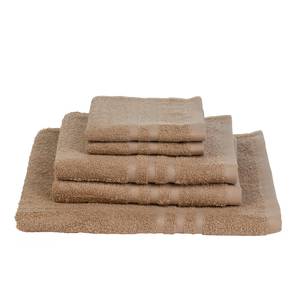 Set handdoeken Sylt (5-delig) Katoen - Truffelkleurig