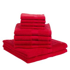 Serviettes New York (lot de 10) Coton - Rouge