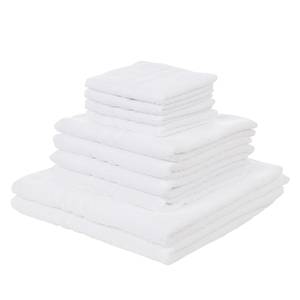 Serviettes Sylt (lot de 10) Coton - Blanc