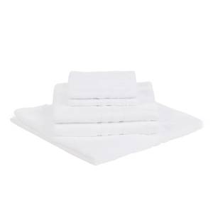 Serviettes Sylt (lot de 5) Coton - Blanc