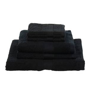 Set handdoeken New York (5-delig) Katoen - Zwart