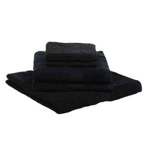 Serviettes New York (lot de 5) Coton - Noir