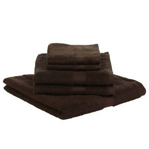 Serviettes New York (lot de 5) Coton - Marron