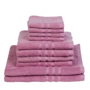 Serviettes Sylt (lot de 10) Coton - Rose