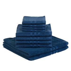 Serviettes Sylt (lot de 10) Coton - Bleu marine