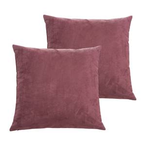 Housses de coussin Alcatraz Fibres synthétiques - Rose vieilli - 50 x 50 cm