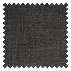Fauteuil GARBO  avec pied croisé Tissu - Tissu Milan : Anthracite - Noir