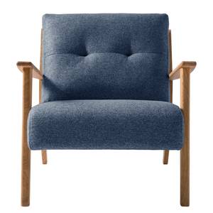 Fauteuil TIMON Geweven stof Inze: Blauw