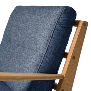 Fauteuil TIMON Geweven stof Inze: Blauw