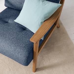 Fauteuil TIMON Geweven stof Inze: Blauw