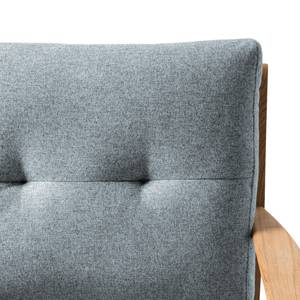 Fauteuil TIMON Geweven stof Inze: Grijsblauw