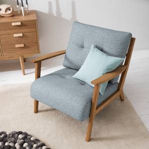 Fauteuil TIMON Tissu Inze: Gris bleu