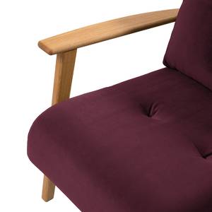 Fauteuil TIMON Velours Shyla: Paars