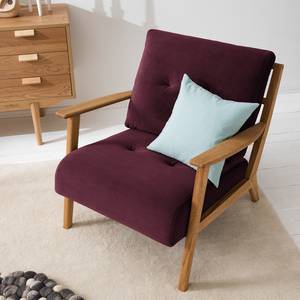 Fauteuil TIMON Velours Shyla: Mauve