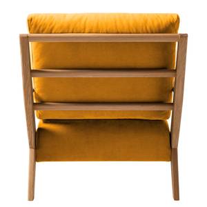 Fauteuil TIMON Velours Shyla: Jaune moutarde