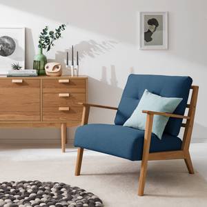 Fauteuil TIMON Tissu Anda II : Bleu