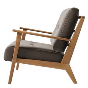 Fauteuil TIMON Velours Shyla: Taupe