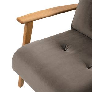 Fauteuil TIMON Velours Shyla: Taupe