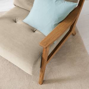 Fauteuil TIMON Velours Shyla: Beige