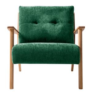 Fauteuil Timon III Tissu Mohs : Vert bouteille