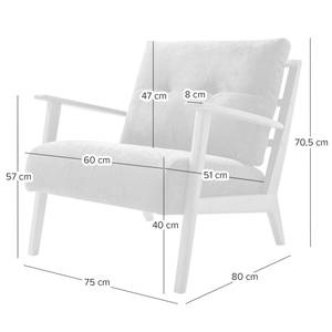 Fauteuil Timon III Stof Mohs: Donkergroen