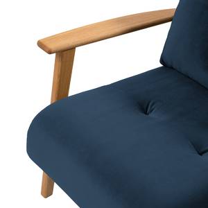 Fauteuil TIMON Velours Shyla: Donkerblauw