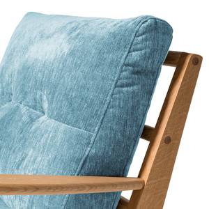 Fauteuil Timon III Stof Mohs: Hemelsblauw