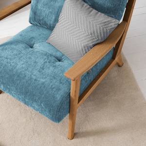 Fauteuil Timon III Stof Mohs: Hemelsblauw