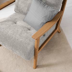 Fauteuil Timon III Stof Mohs: Lichtgrijs