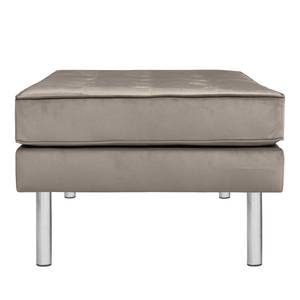 Repose-pieds Chelsea III Microfibre - Tissu Tond : Gris clair - Cylindre