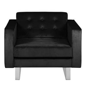 Fauteuil Chelsea III Microfibre - Tissu Tond : Noir - Luge