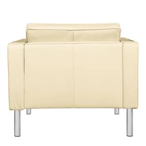 Fauteuil Chelsea IV Cuir - Cuir véritable Lasde : Crème - Cylindre