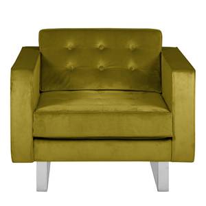 Fauteuil Chelsea III Microfibre - Tissu Tond : Vert - Luge