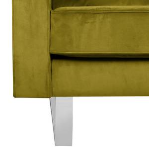 Fauteuil Chelsea III Microfibre - Tissu Tond : Vert - Luge