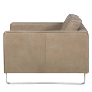 Fauteuil Chelsea IV Cuir - Cuir véritable Custo : Gris clair - Luge