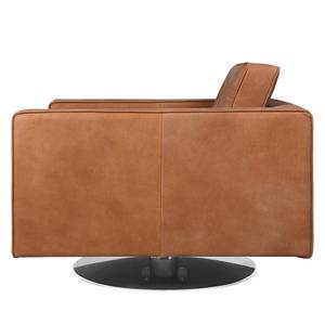 Fauteuil pivotant Chelsea IV Cuir - Cuir véritable Custo : Marron