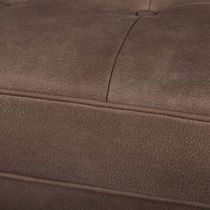 Fauteuil pivotant Chelsea IV Cuir - Cuir véritable Custo : Marron foncé