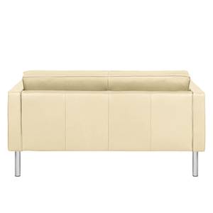 Sofa Chelsea IV (2-Sitzer) Echtleder - Echtleder Lasde: Creme - Zylinder