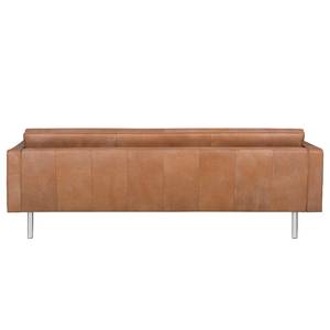 Sofa Chelsea IV (3-Sitzer) Echtleder - Echtleder Custo: Braun - Zylinder