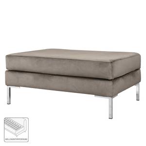 Repose-pieds Portobello III Microfibre - Tissu Tond : Gris clair - Angulaire