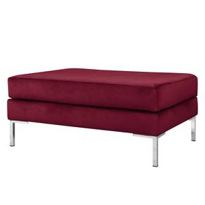 Repose-pieds Portobello III Microfibre - Tissu Tond : Bordeaux - Angulaire