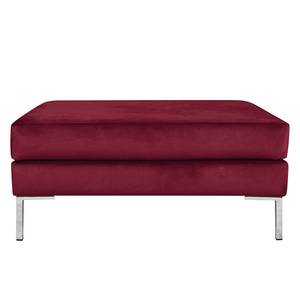 Repose-pieds Portobello III Microfibre - Tissu Tond : Bordeaux - Angulaire