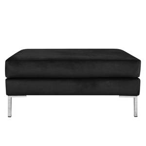 Repose-pieds Portobello III Microfibre - Tissu Tond : Noir - Angulaire