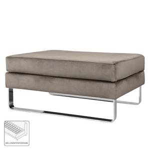 Repose-pieds Portobello III Microfibre - Tissu Tond : Gris clair - Luge