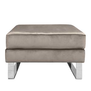 Repose-pieds Portobello III Microfibre - Tissu Tond : Gris clair - Luge