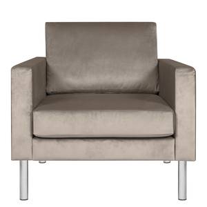 Fauteuil Portobello III Microvezel - Stof Tond: Lichtgrijs - Cilinder